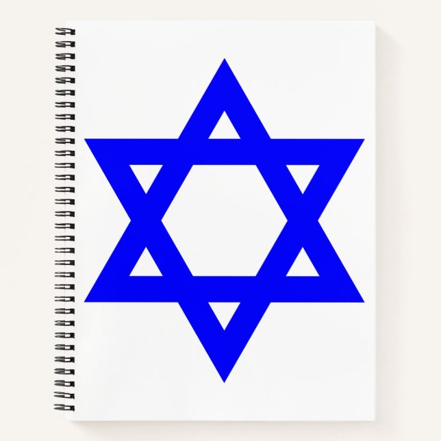 ✡︎ Jewish Star of David Notebook (Front)
