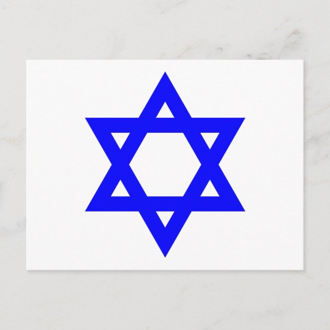 ✡︎ Jewish Star of David Postcard (Front)