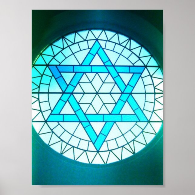 Jewish Star of David Poster Print (Front)
