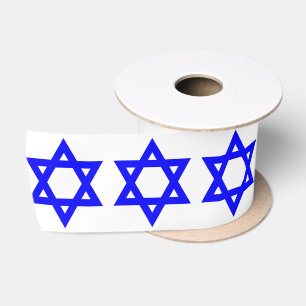 ✡︎ Jewish Star of David Satin Ribbon