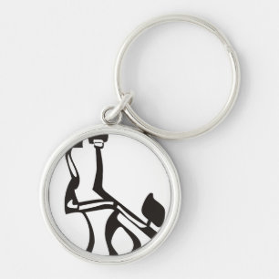 Jewish Tango Key Ring