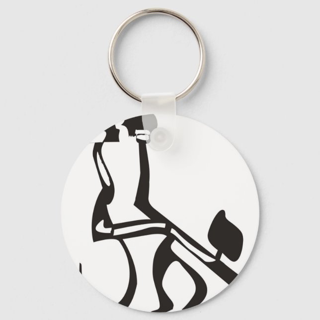 Jewish Tango Key Ring (Front)