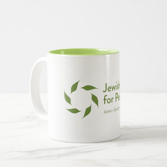 Jewish Voice for Peace Mug (Front Left)