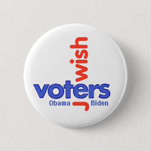 JEWISH VOTERS Button