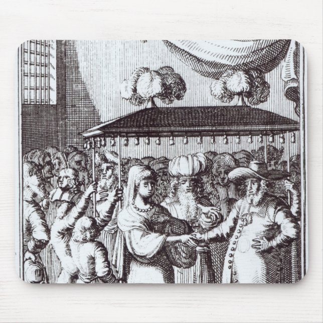 Jewish Wedding Mouse Pad (Front)