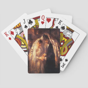 Jewish Wedding Painting by Israëls Playing Cards