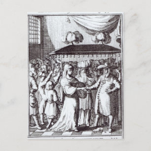 Jewish Wedding Postcard