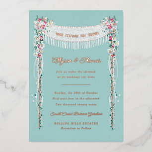 Jewish Wedding Romantic Under the Chuppah