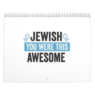 Jewish You Were This Awesome Funny Hanukkah Gift Calendar