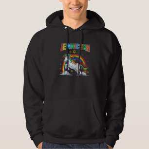Jewnicorn Jewish Unicorn Hanukkah Chanukah Hoodie