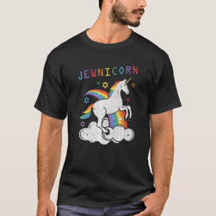 Jewnicorn   Unicorn Rosh Hashanah Hanukkah T-Shirt