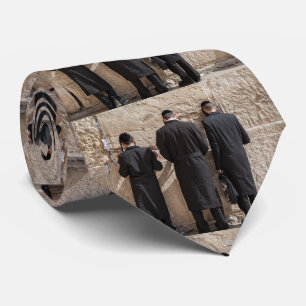 Jews Davening at the Kotel Tie