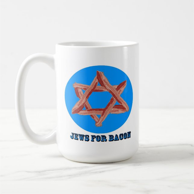 JEWS FOR BACON COFFEE MUG (Left)