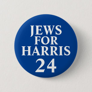 Jews For Harris Button