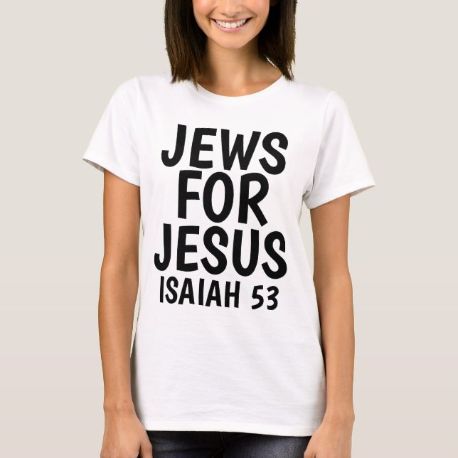 JEWS FOR JESUS T-shirts, Messianic T-Shirt (Front)
