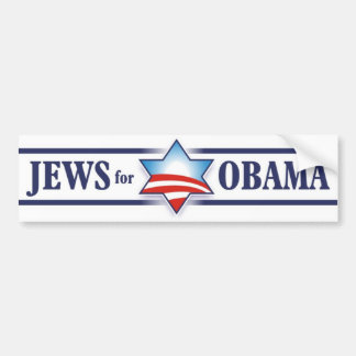 Jews For Obama Bumper Sticker