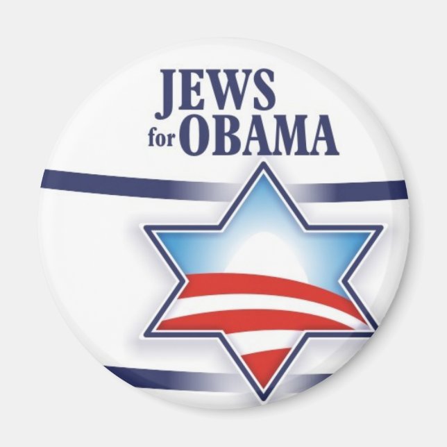Jews for Obama magnet (Front)