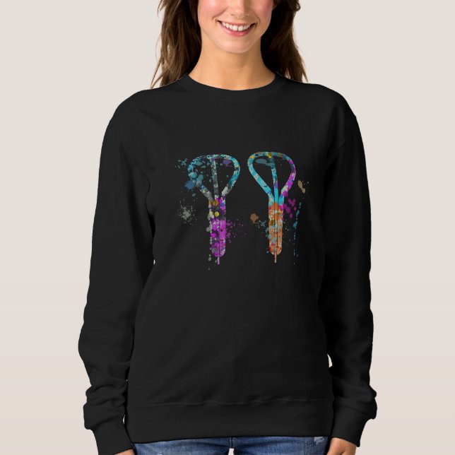 JewS Harp Instrument Silhouette JewS Harps   Sweatshirt (Front)