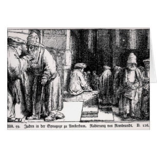 Jews in the Synagogue in Amsterdam