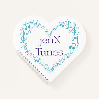 jexX Tunes Logo Notebook