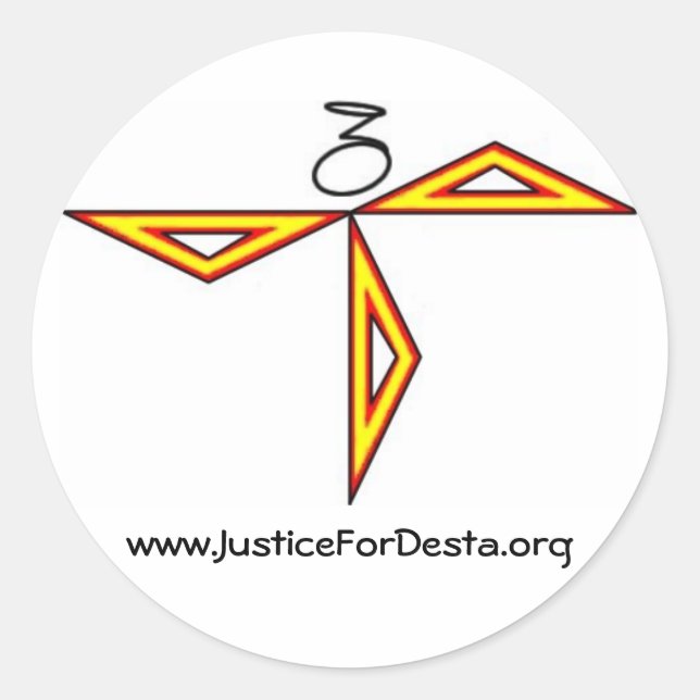 JFD Sheet of Round Stickers (Front)