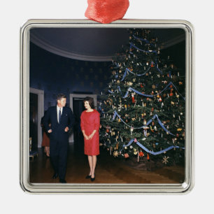 JFK And Jacqueline Kennedy Christmas Ornament