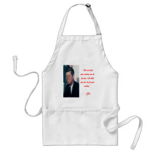 JFK & Ask Not Quote Standard Apron
