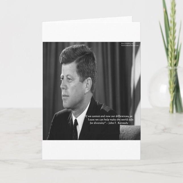 JFK Difference/Diversity Quote Card (Front)