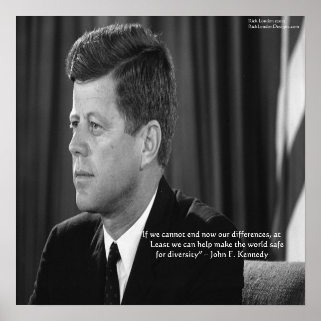 JFK Differences/Diversity Quote Poster (Front)