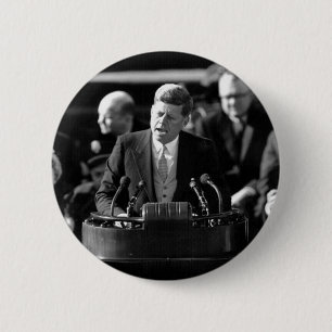 JFK Inauguaration 6 Cm Round Badge
