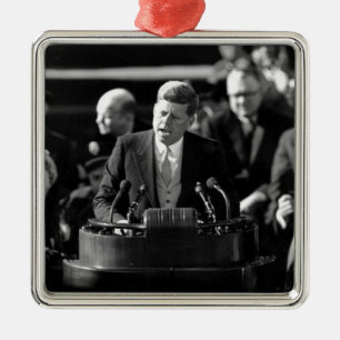 JFK Inauguaration Metal Tree Decoration