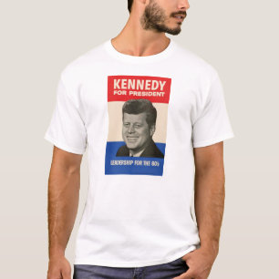 JFK - John F. Kennedy Campaign Poster Tee