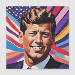 JFK John F. Kennedy Motivational Inspiration Card