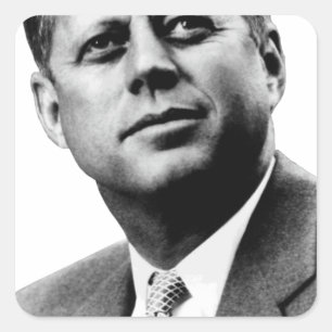 JFK - John F. Kennedy Square Sticker