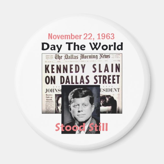 JFK KILLED Magnet (Front)