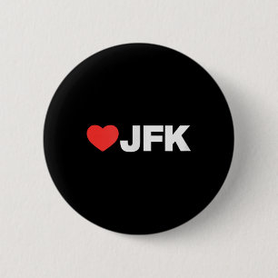 Jfk Love - Like Heart Your Best Favorite_ Jfk 6 Cm Round Badge