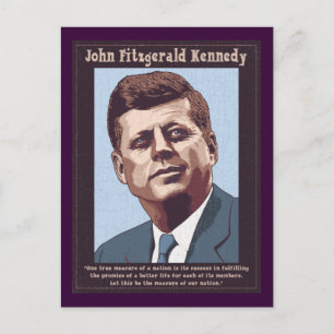 JFK - Measure Postcard