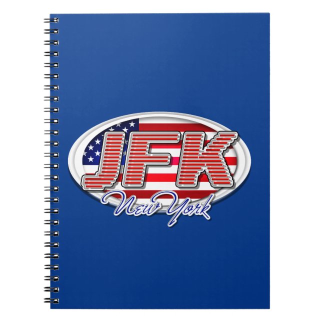 JFK New York Airport Code Notebook (Front)