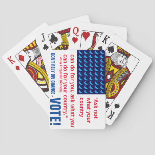 JFK Quote Playing Cards