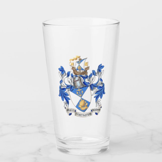 JFN 16oz Glass Tumbler (Front)