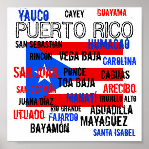 jhg, PUERTO RICO, San Juan, Bayamón, Toa Baja, .. Poster