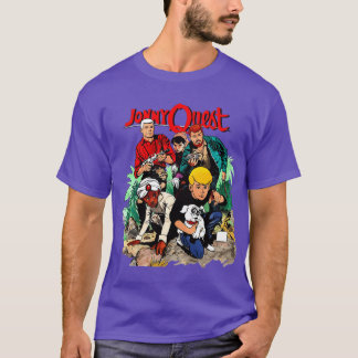 JHONNY QUEST RETRO ANIMATED ILLUSTRATION T-Shirt