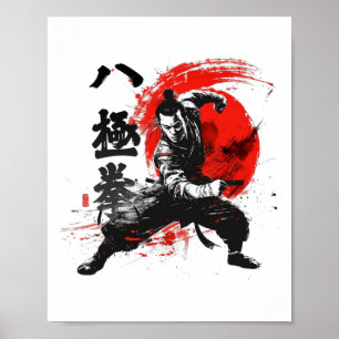 Ji Quan Open Gate Eight Extremities Boxing Kung Fu Poster