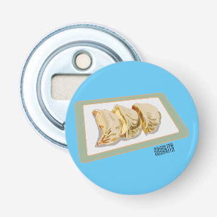 Jiaozi / Chinese dumplings cartoon illustration Bottle Opener