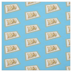 Jiaozi / Chinese dumplings cartoon illustration Fabric