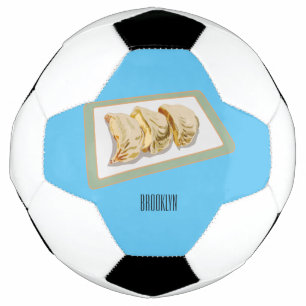 Jiaozi / Chinese dumplings cartoon illustration Soccer Ball