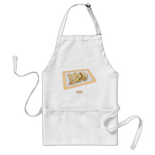 Jiaozi / Chinese dumplings cartoon illustration Standard Apron