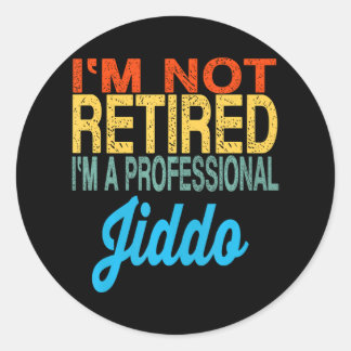 Jiddo Arab Grandpa - Arabic Father's Day Classic Round Sticker