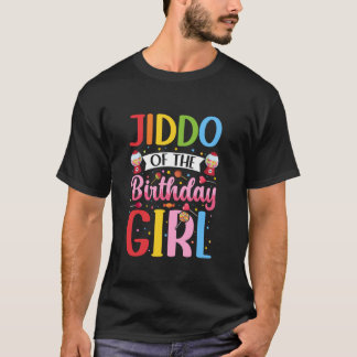 Jiddo Of The Birthday Girl Grandpa Candy Family Ma T-Shirt