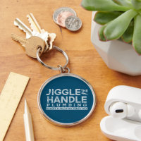 Jiggle the Handle Plumbing White Gfx Teal BG